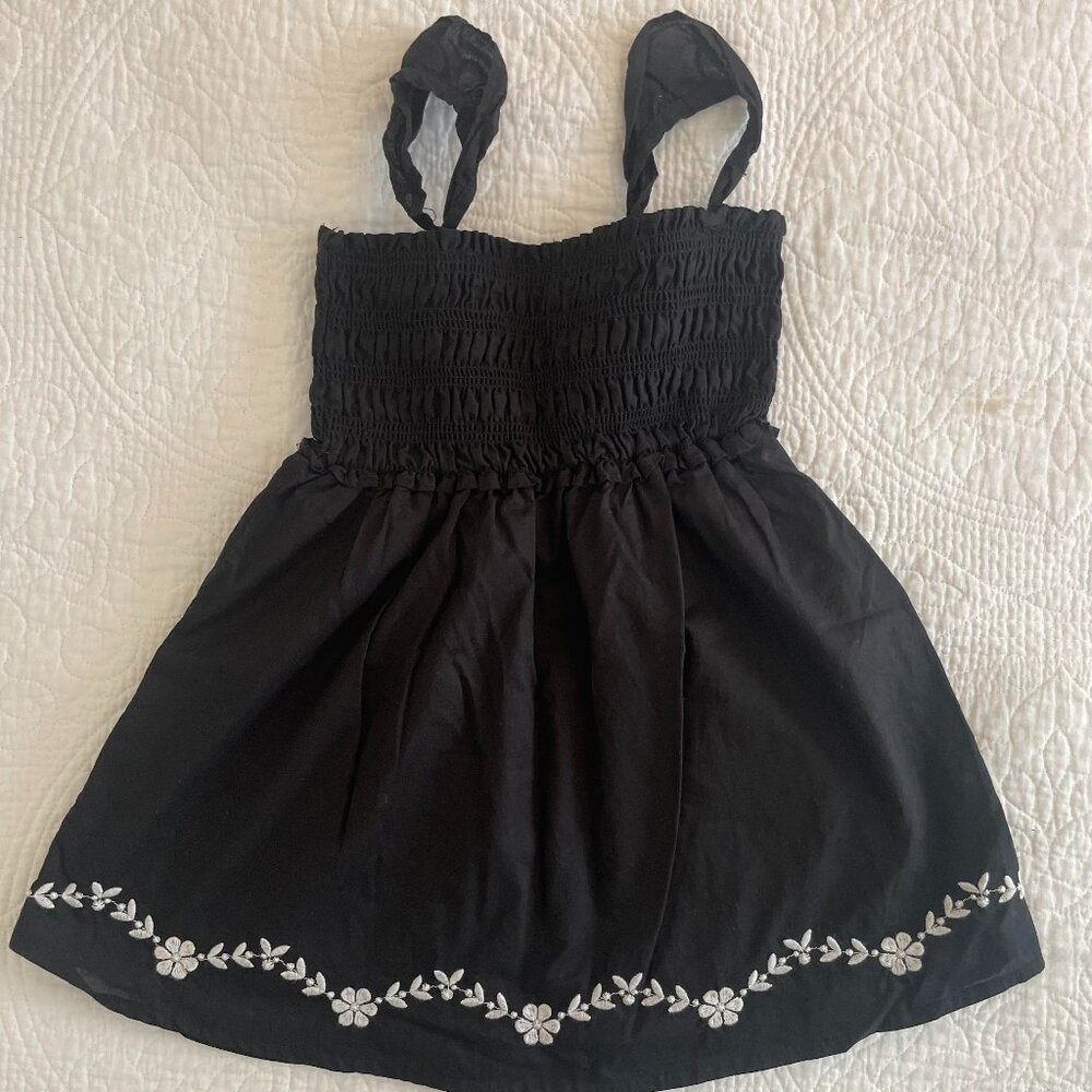 Janie and Jack EMILY EMBROIDERED SMOCKED SUNDRESS 3T